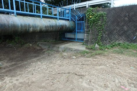 石手川水管橋耐震補強工事