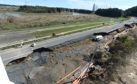 台風19号災害派遣＠白石建設工業
